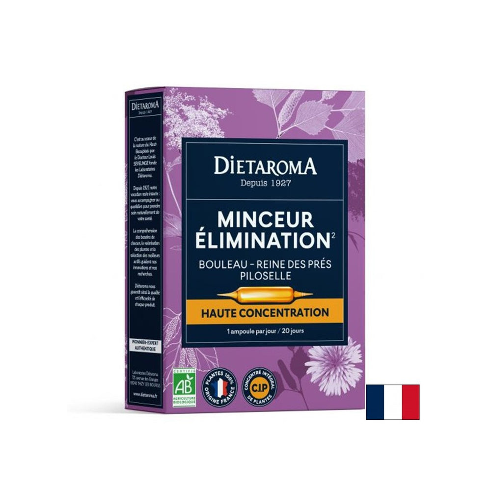 Bylinný vzorec pre chudnutie (s brezy, močiarne a uši myši), 20 pitných ampulkov