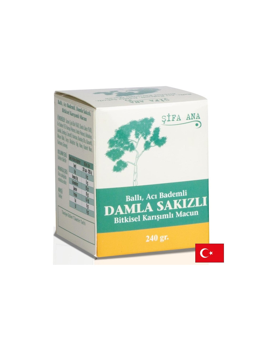 Bylinná pasta s medom, horkou mandľou a tmelom - pre dobré trávenie, 250 g