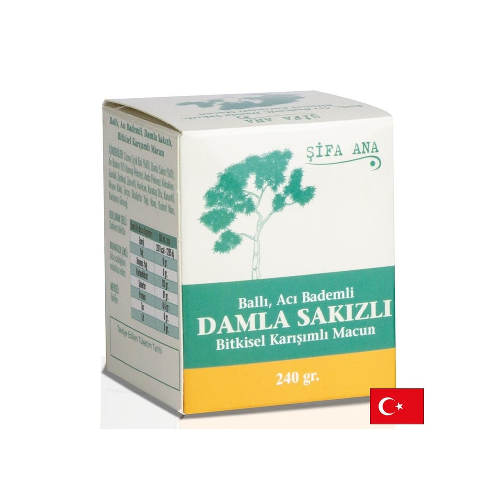 Bylinná pasta s medom, horkou mandľou a tmelom - pre dobré trávenie, 250 g