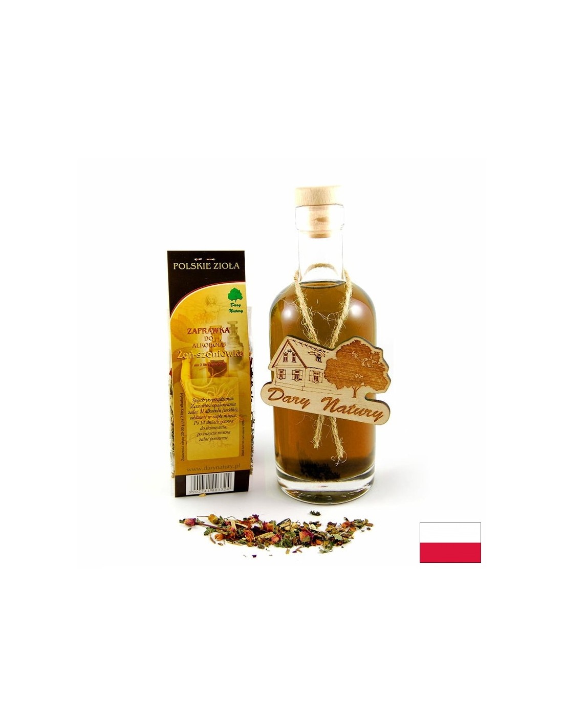 Koreň ženšenu - suchá bylina na tinktúru - Vitalita a vitalita, 20-30 g <tc>Dary Natury</tc>