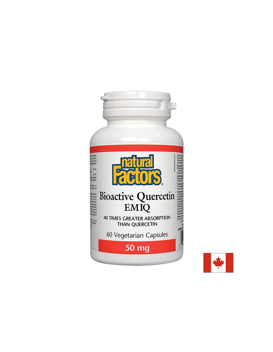 Bioaktívny kvercetín EMIQ 50 mg - 60 kapsúl