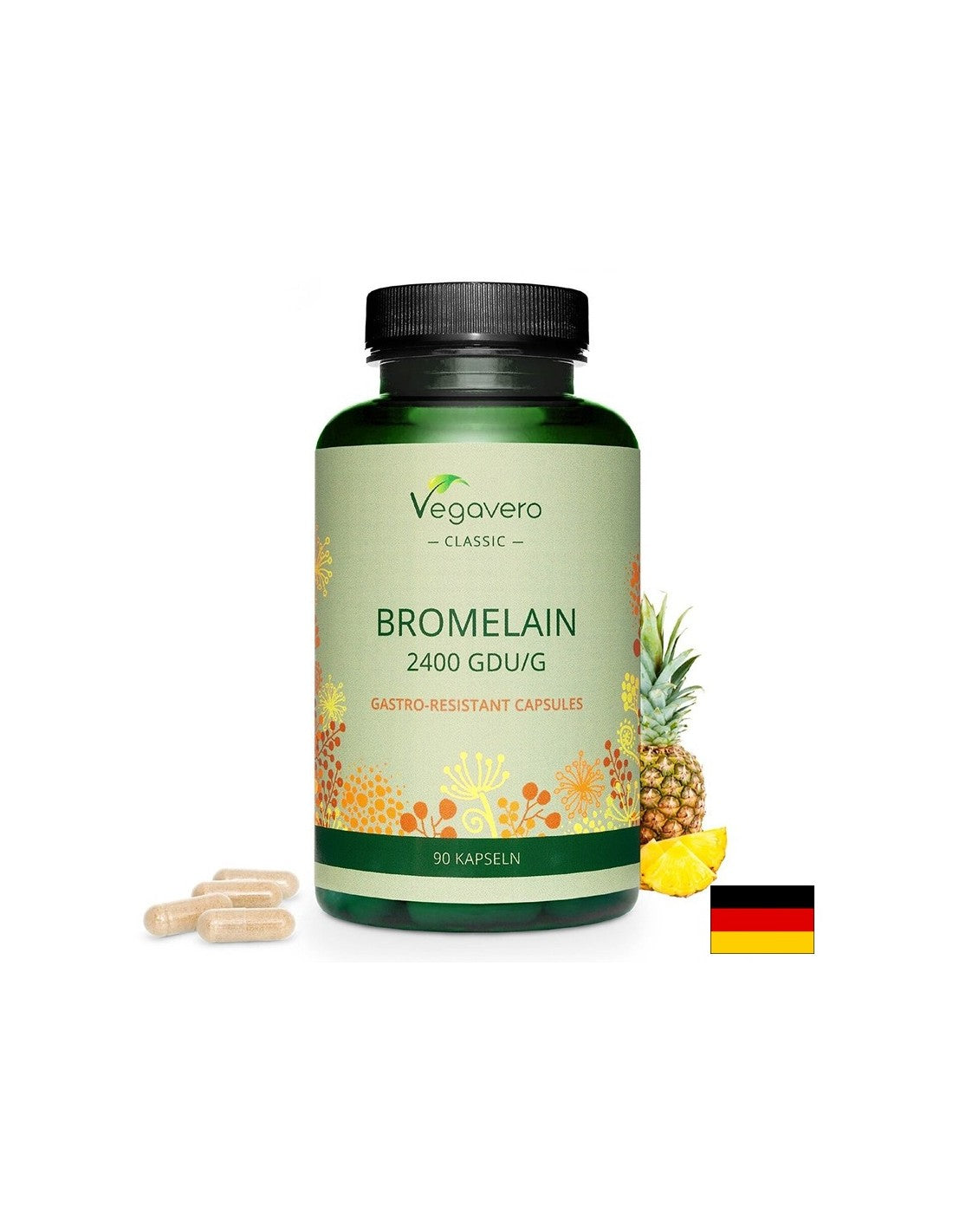 BROMELAIN - BROMELAIN, 90 kapsúl <tc>Vegavero</tc>