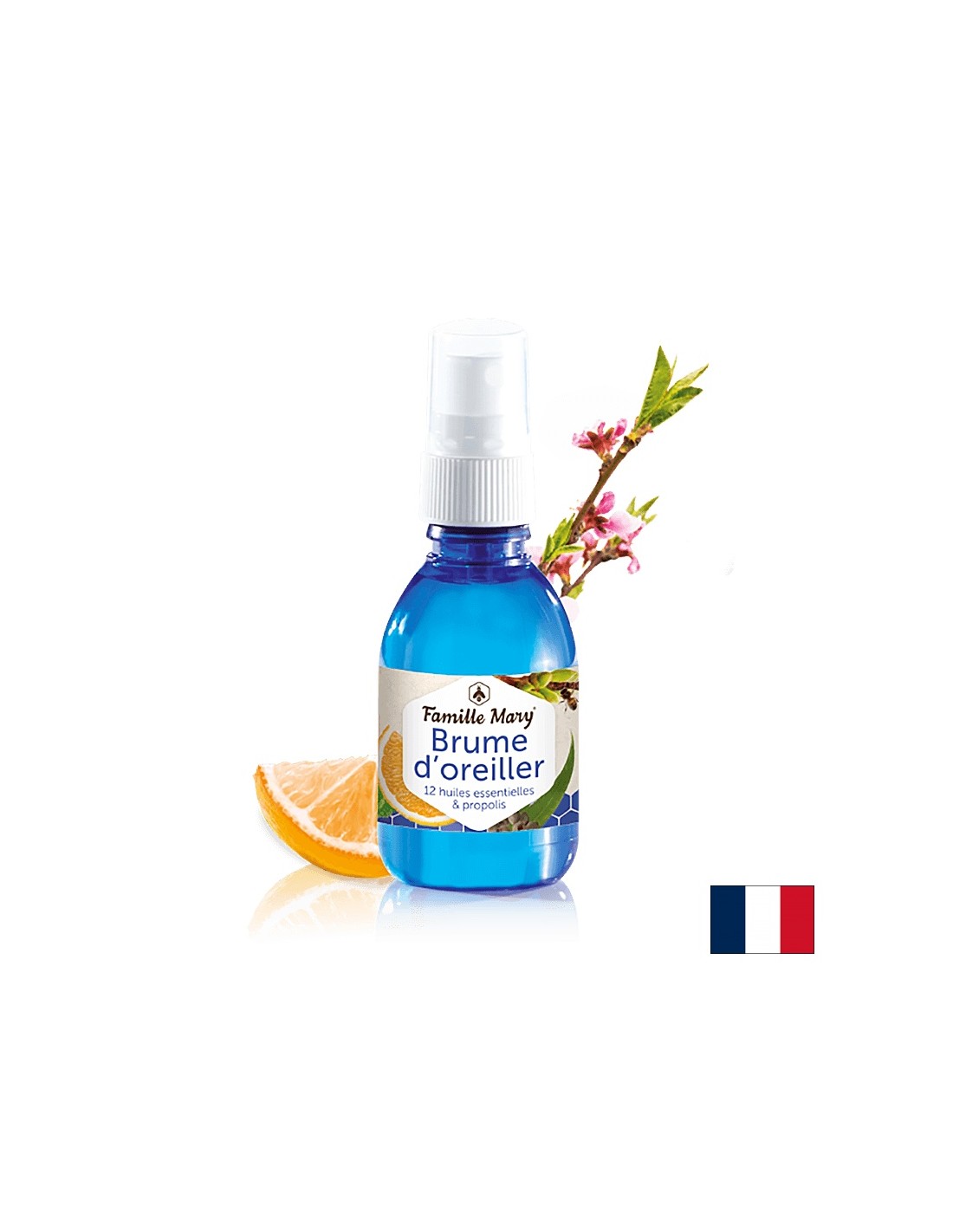 Relaxačný sprej na spánok s 12 éterickými olejmi - Brume Oreiller, 50 ml
