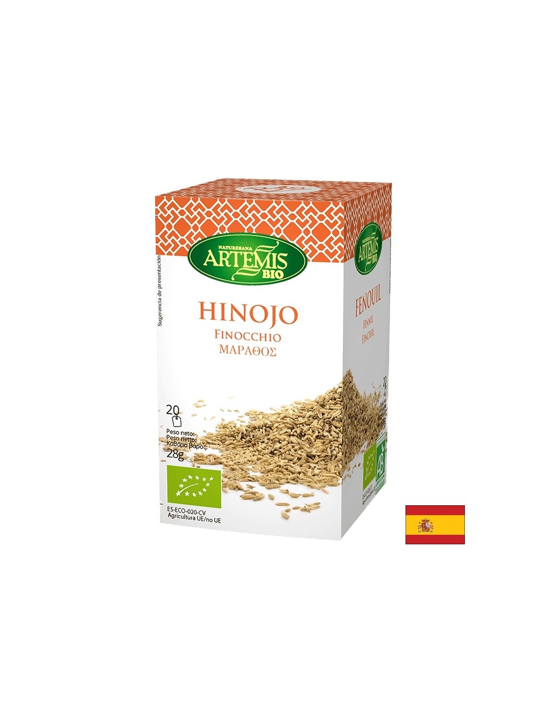 Organický feniklový čaj, 20 filtračných tašiek