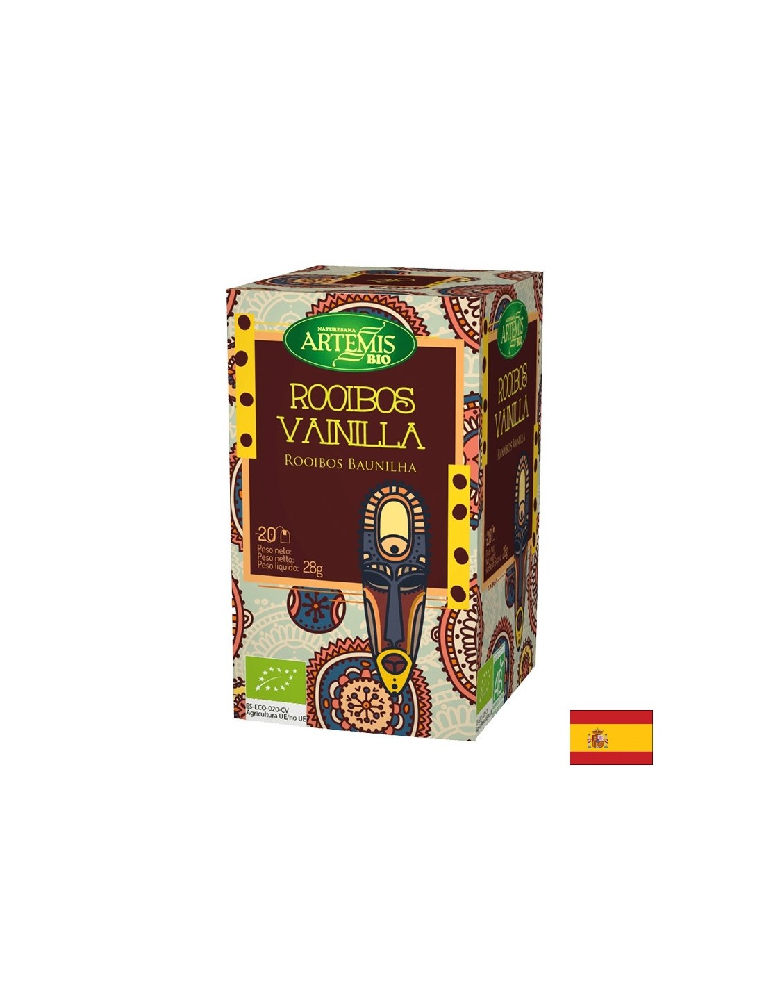 Vanilkový čaj Rooibos, 20 Herbes del Moli filtračné vrecká