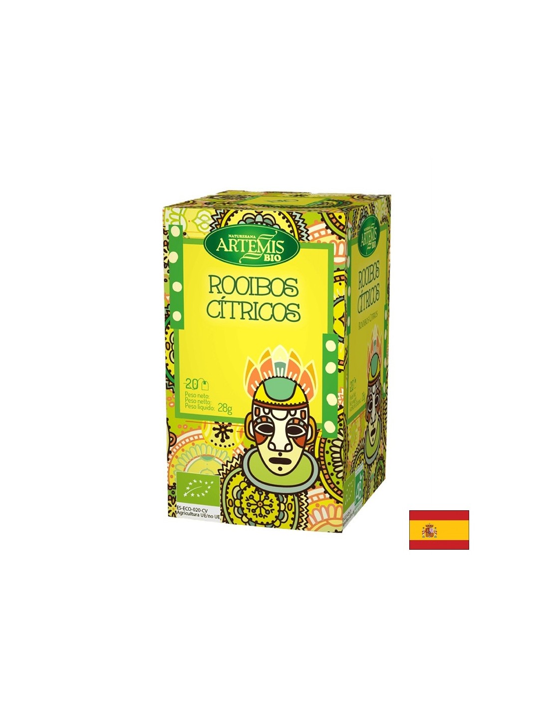 Čaj Rooibos s citrusmi, 20 filtračných vreciek Herbes del Moli