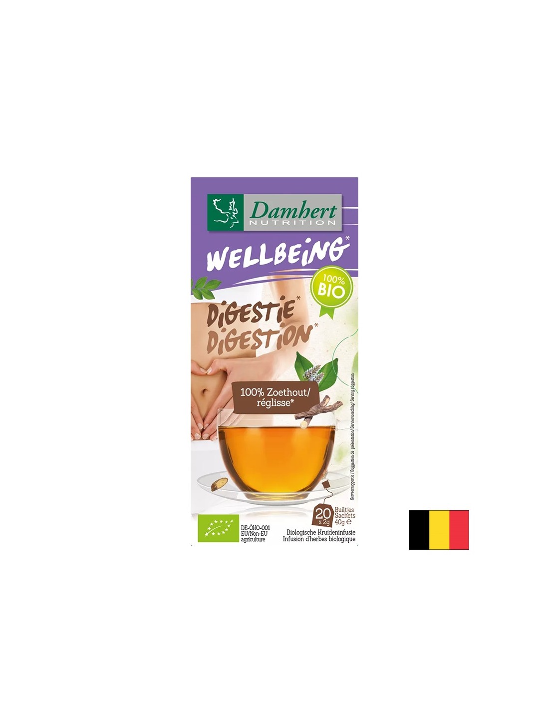 Tráviaci čaj (Liquorice) Bio, 20 vrecká na filtra