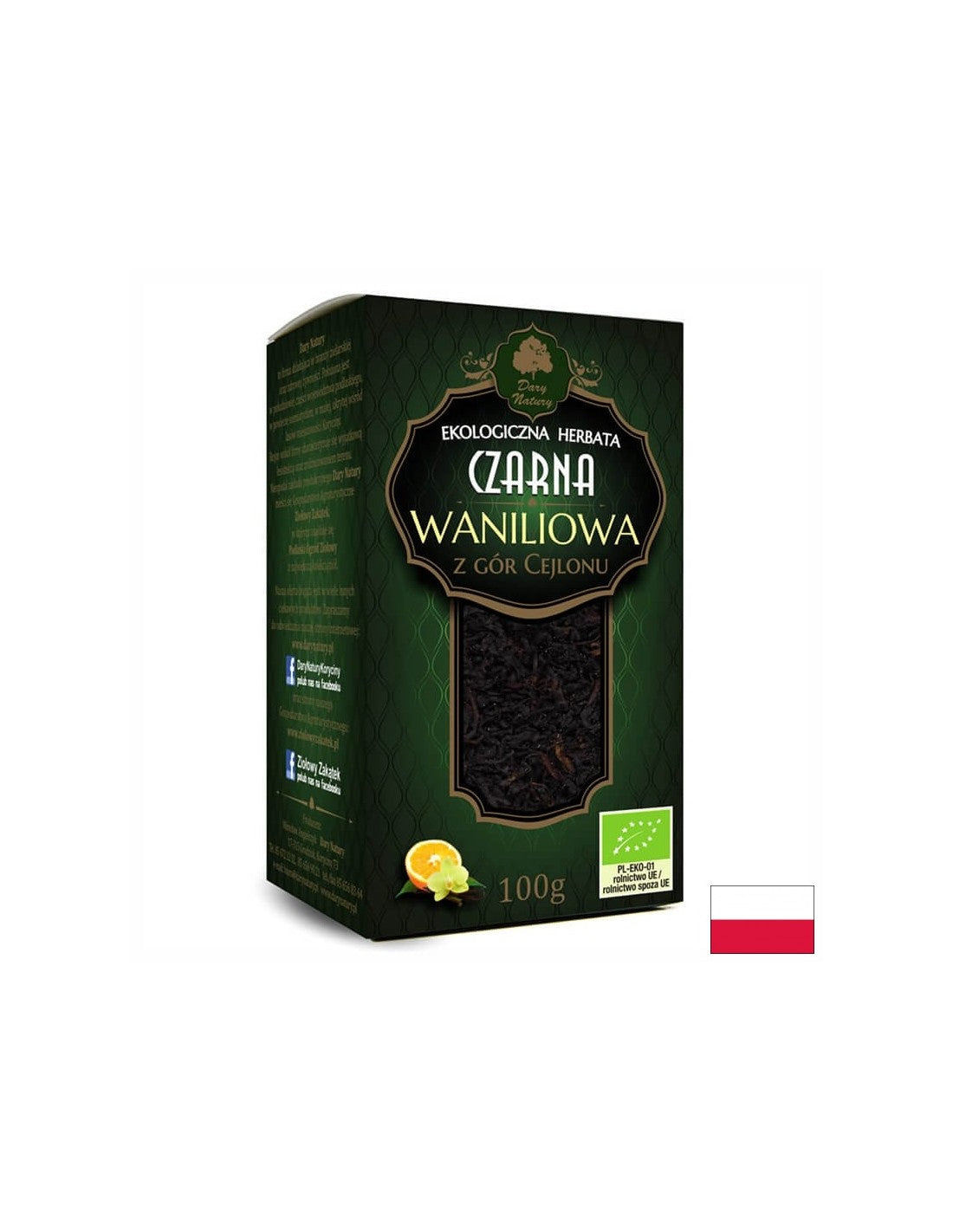 Black Cejlon Tea Bio, 100 g