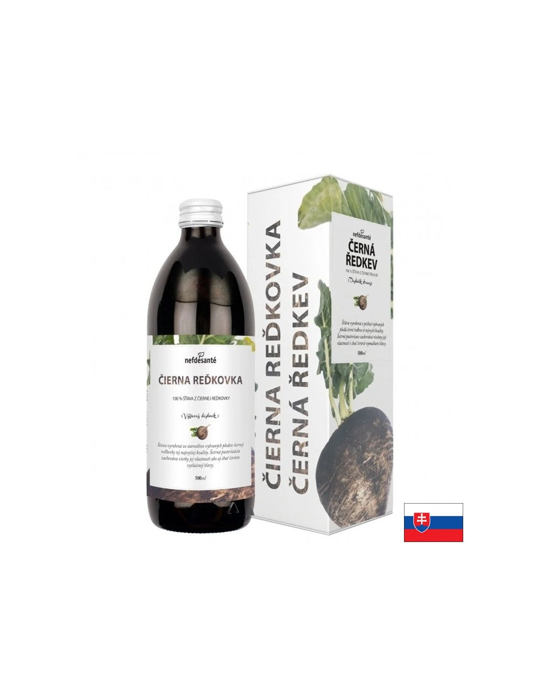 Čierna reďkovková šťava pre žalúdok a pečeň, 500 ml, 10 dávok