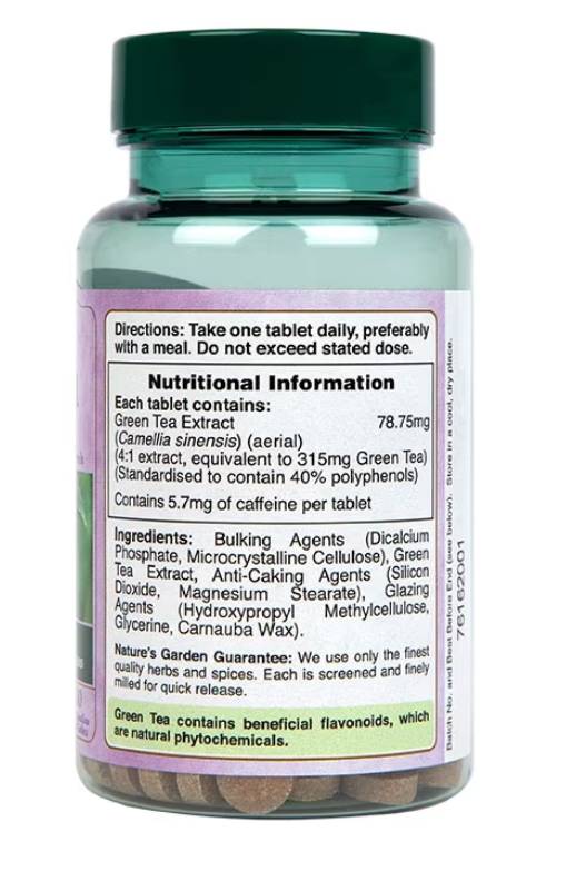 Extrakt zeleného čaju 315 mg | Prírodná záhrada - 200 tabliet