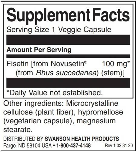 Fisetin Novusetin 100 mg - 30 kapsúl