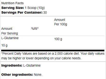 Glutamínový prášok - 300 gramov