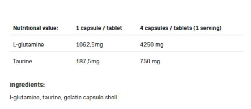Glutamín 1250 XTRACAPS - 360 kapsúl