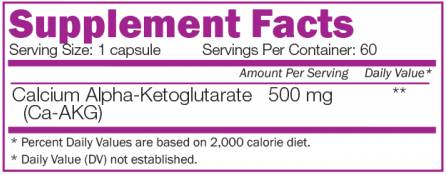 Vápnik -akg 500 mg - 60 kapsúl