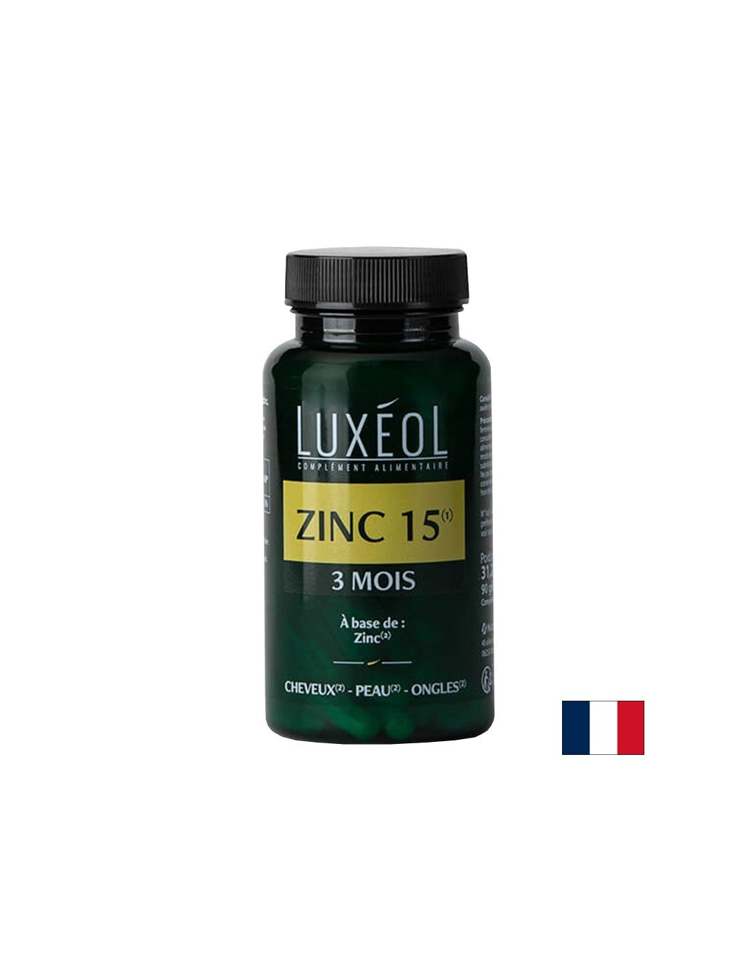 Цинк (цитрат) за имунитет, коса и кожа, 15 mg х 90 капсулии