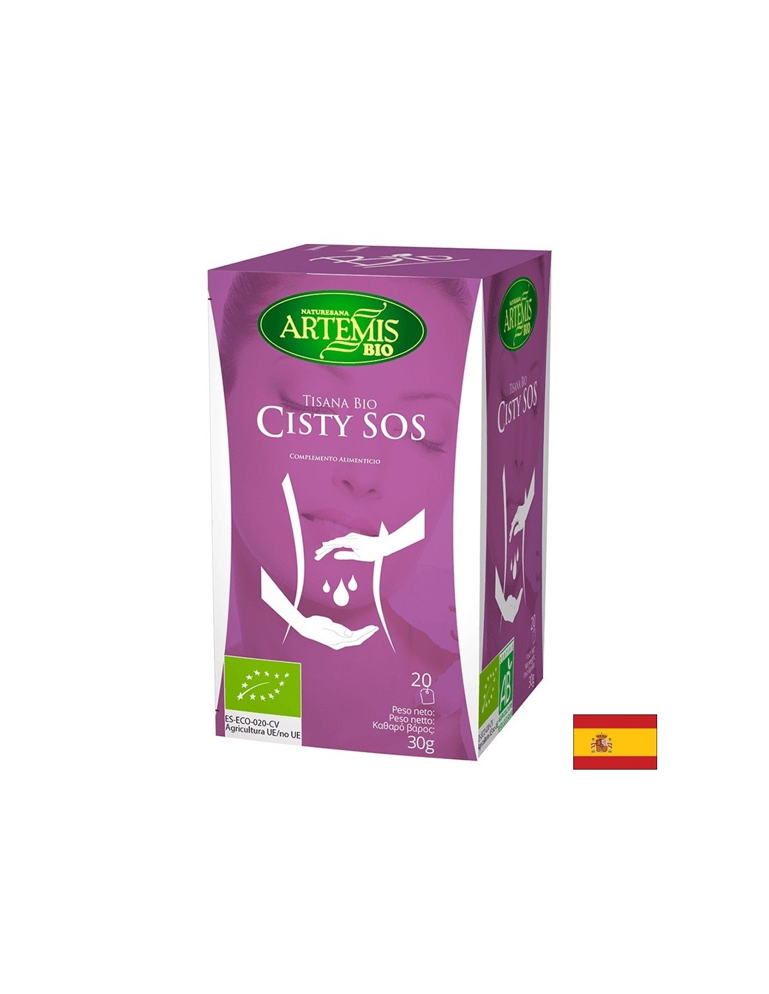 Cystitída SOS Organic Tea, 20 filtračných vreciek