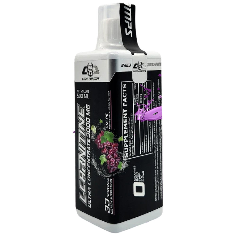 L -karnitínová kvapalina 3000 mg - 500 ml