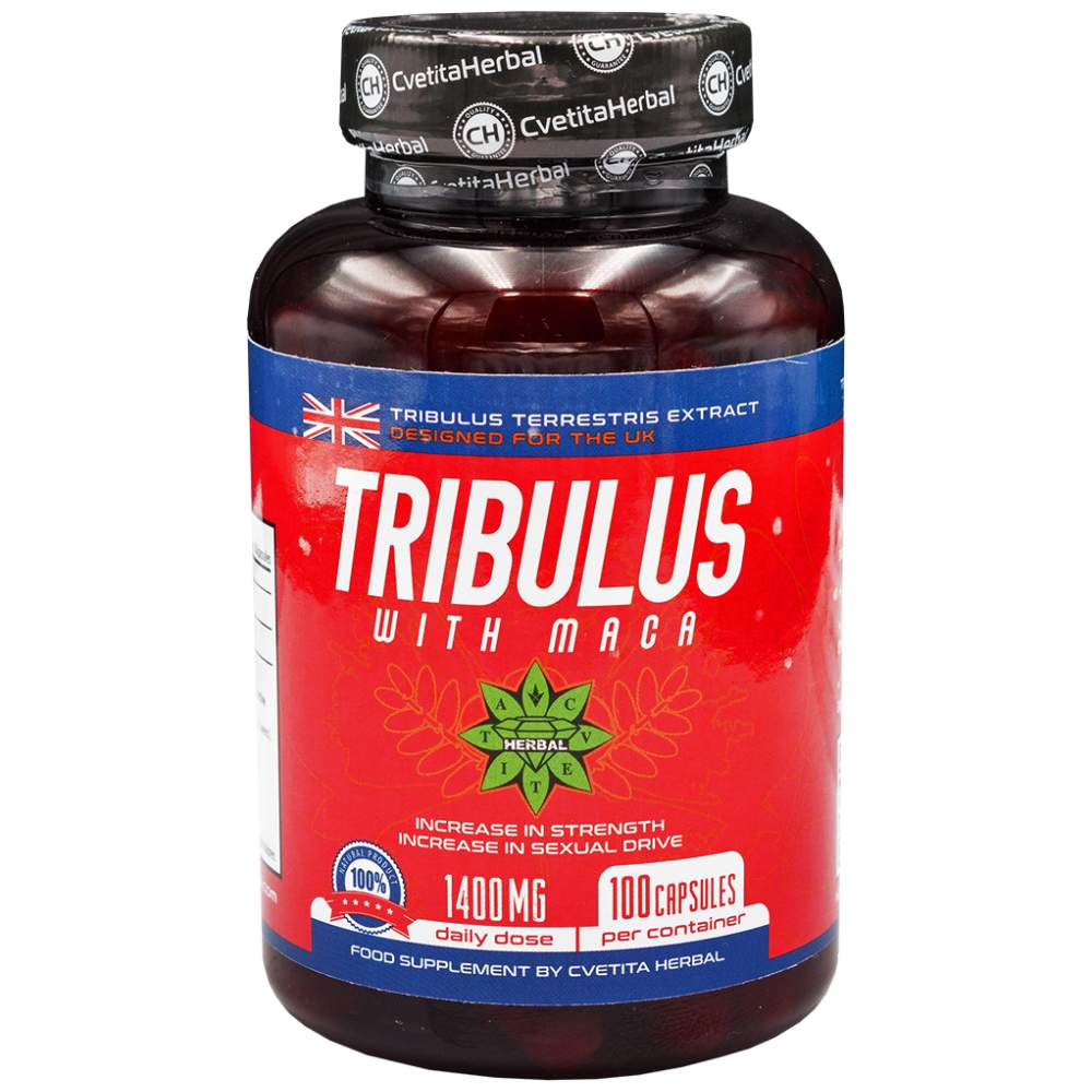 Tribulus s Maca 1400 mg - 100 kapsúl