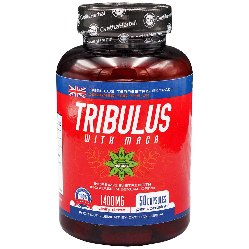 Tribulus s Maca 1400 mg - 50 kapsúl