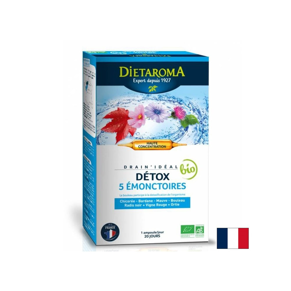 Detox (bylinná receptúra), 20 pitiacich ampúl