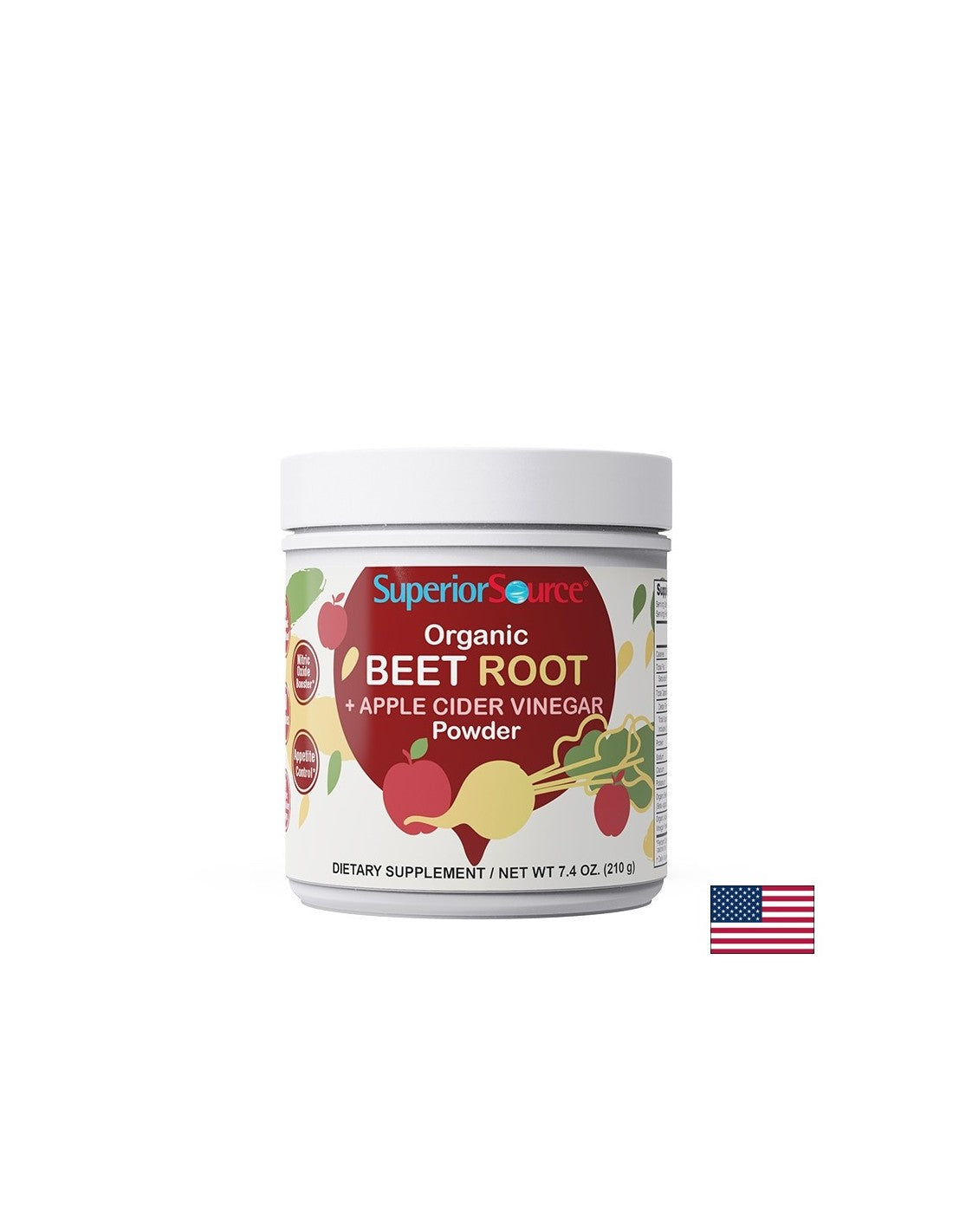 Detox - Organic Beoot + Apple Cider Ocot, 210 g prášok