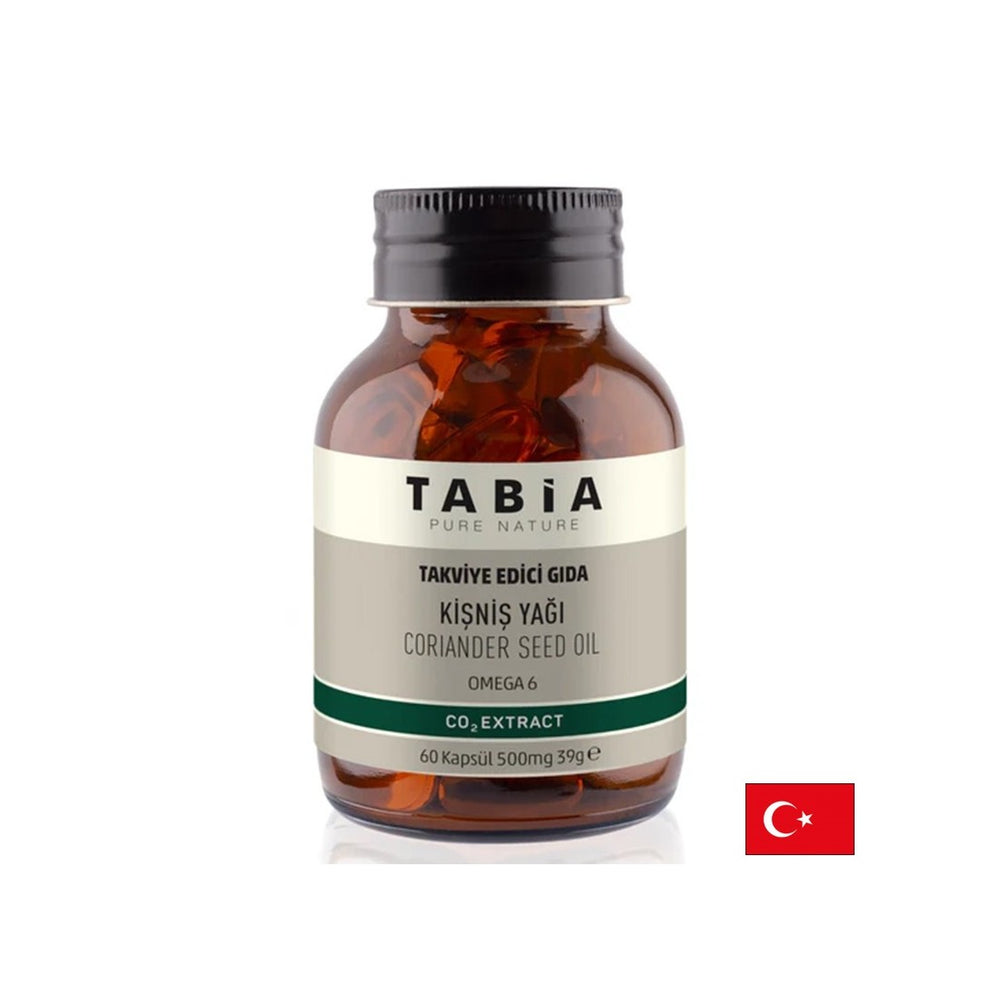 Detox a dobré trávenie - olej z koriandra (zdroj Omega -6), 500 mg x 60 kapsúl softgel