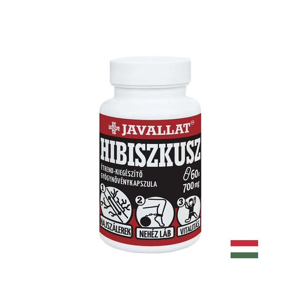 Dobrý krvný obeh a žilové zdravie - hibiscus, kapsuly 700 mg x 60