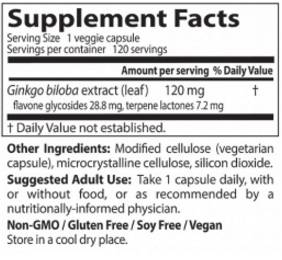 Najlepšia extra sila Ginkgo 120 mg - 120 kapsúl