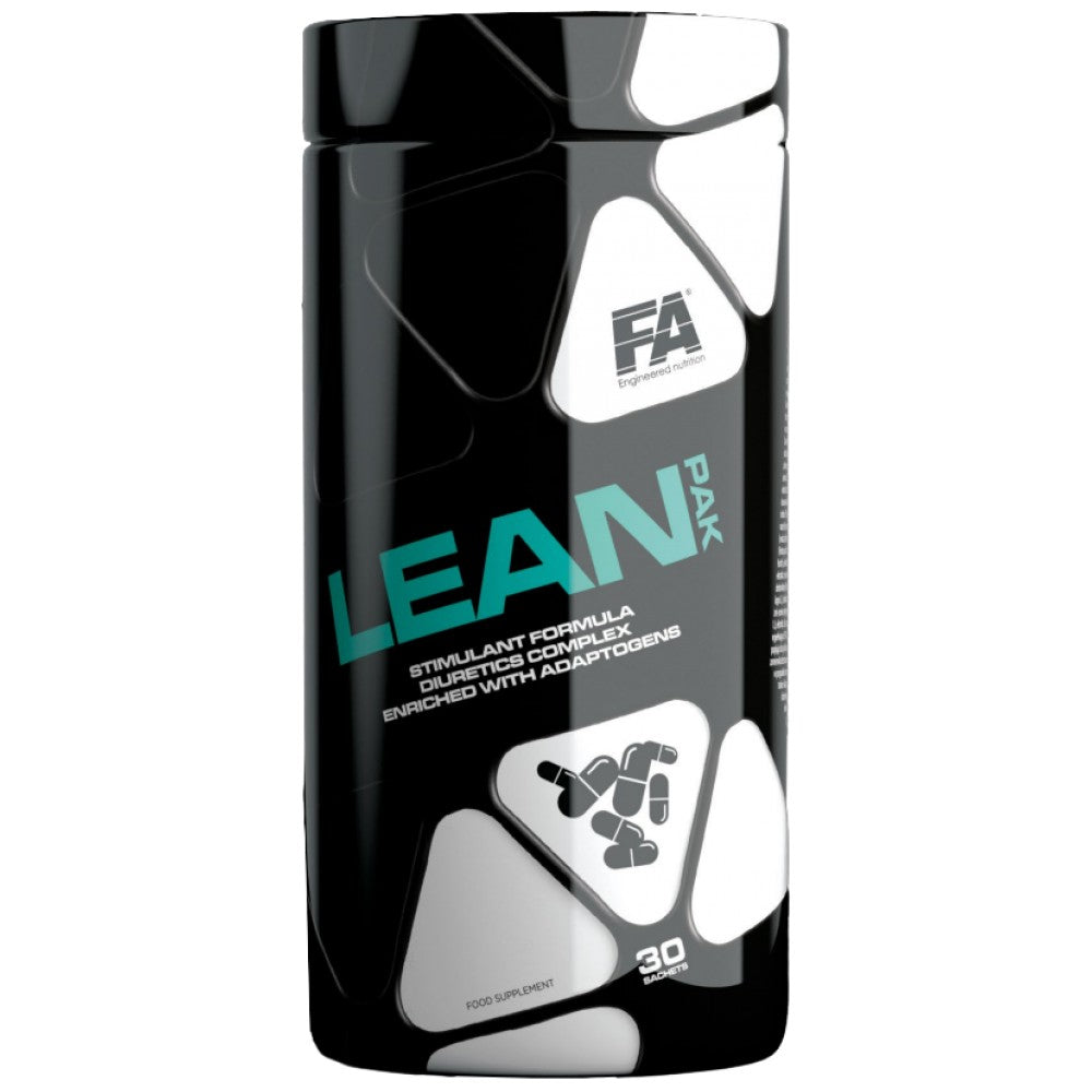 Lean Pak | Ultimate Formula spaľovania tukov s termogénmi, diuretikami a adaptogénom - 30 paketov