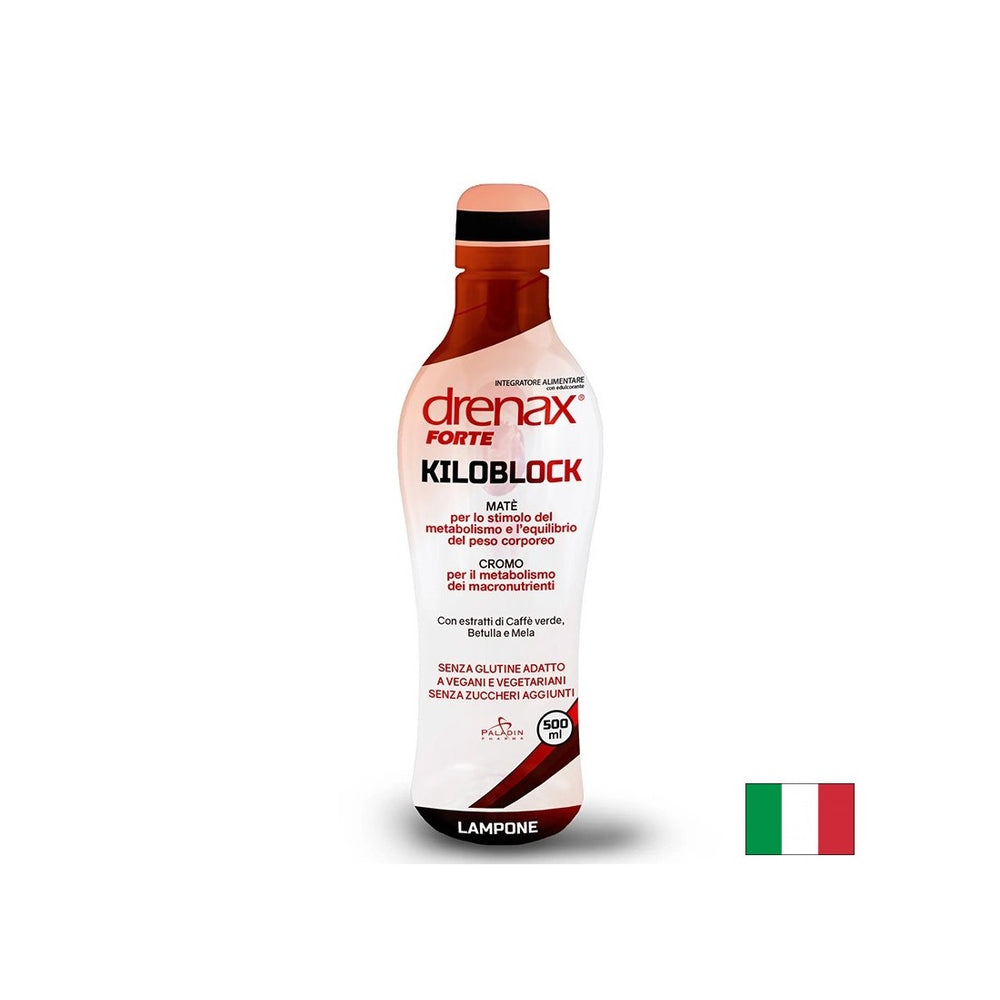 Vzorec na chudnutie a spaľovanie tukov - Drenax - Drenax® Forte s yerba mate, zelená káva a chróm, 500 ml, 20 dávok