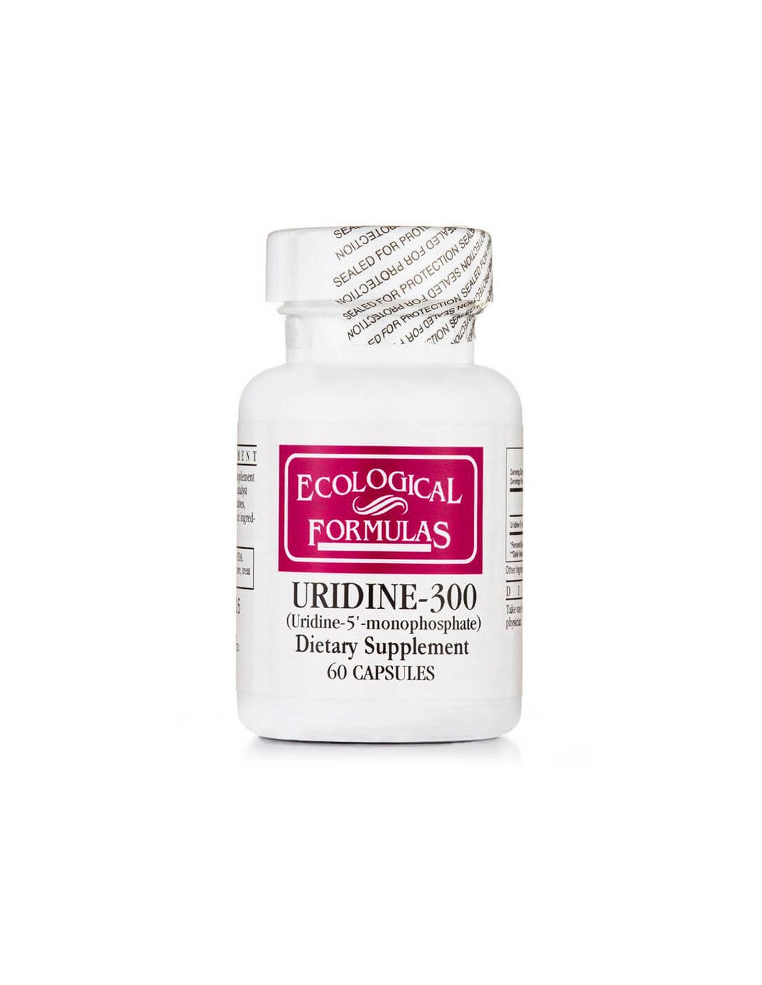 Uridine-300 Uridine-5-Monophosphate / Uridine-300 Uridine-5-Monophosphate, 60 capsules Ecological Formulas - Nutra Best Europe