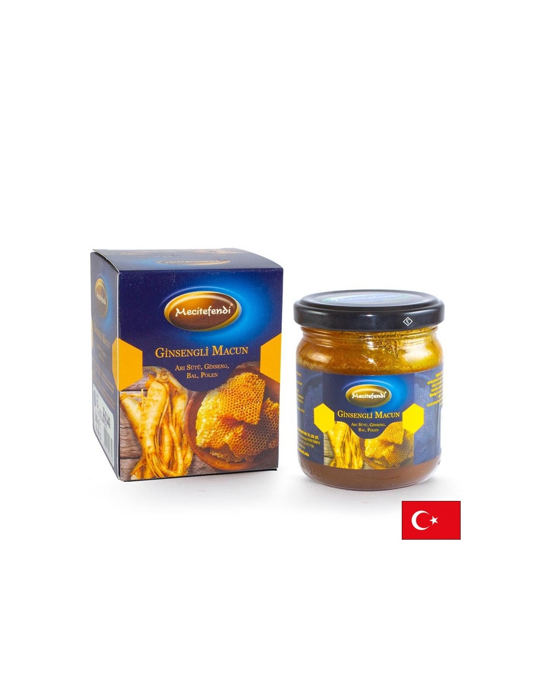 Pasta s kráľovskou želé, med, včelie peľ a ženšen - imunita a energia, 200 g