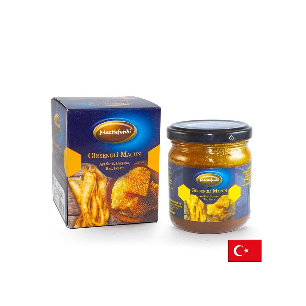 Pasta s kráľovskou želé, med, včelie peľ a ženšen - imunita a energia, 200 g