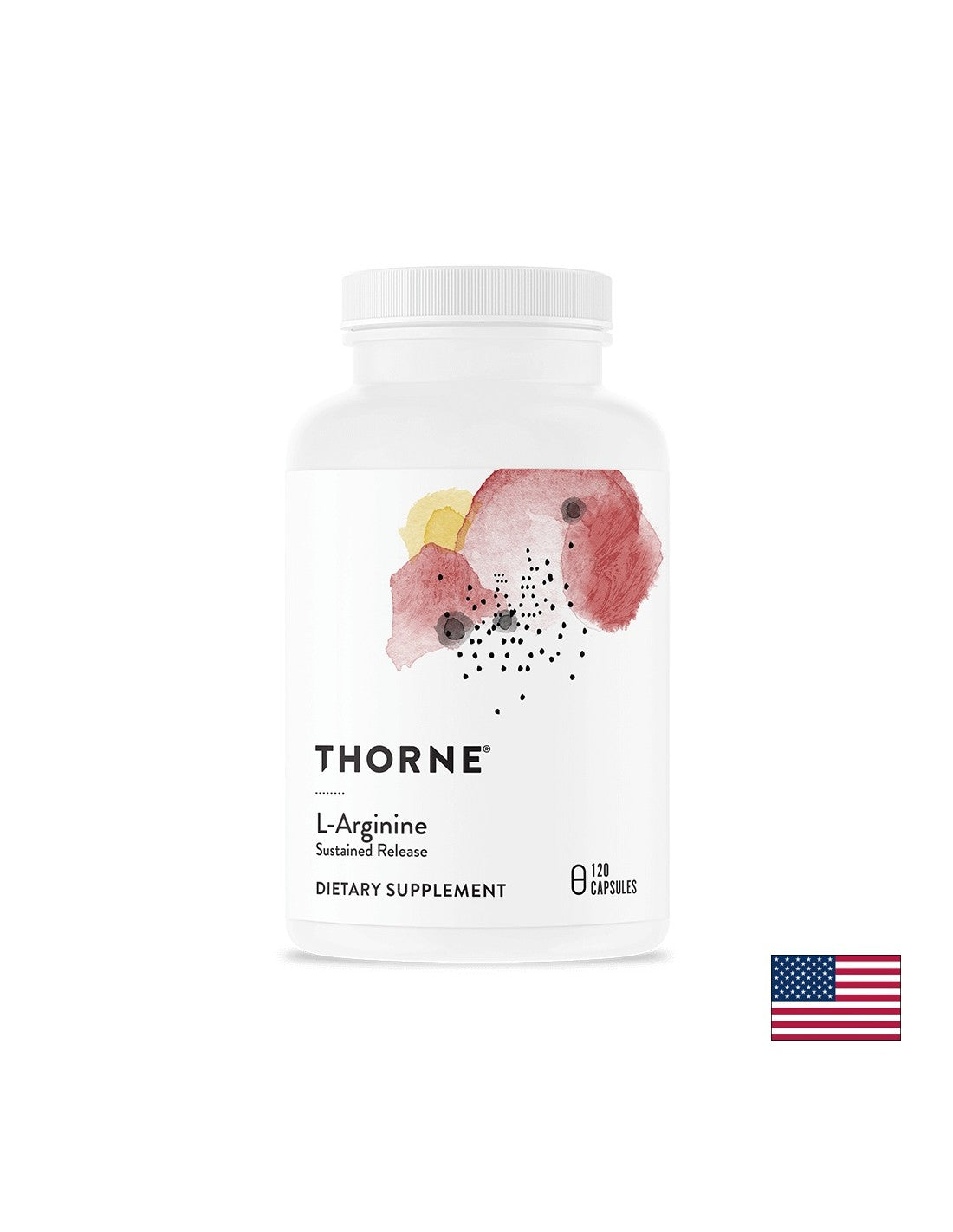 Energia a svalová hmota - L-arginín, 2g x 120 <tc>Thorne</tc> Kapsuly s oneskoreným uvoľňovaním
