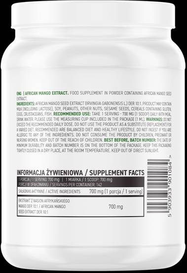 Africký mangový extrakt / prášok 100 gramov