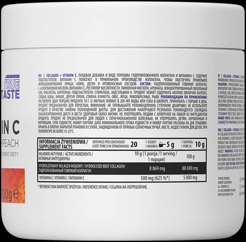 Kolagén + vitamín C / prášok - 200 gramov