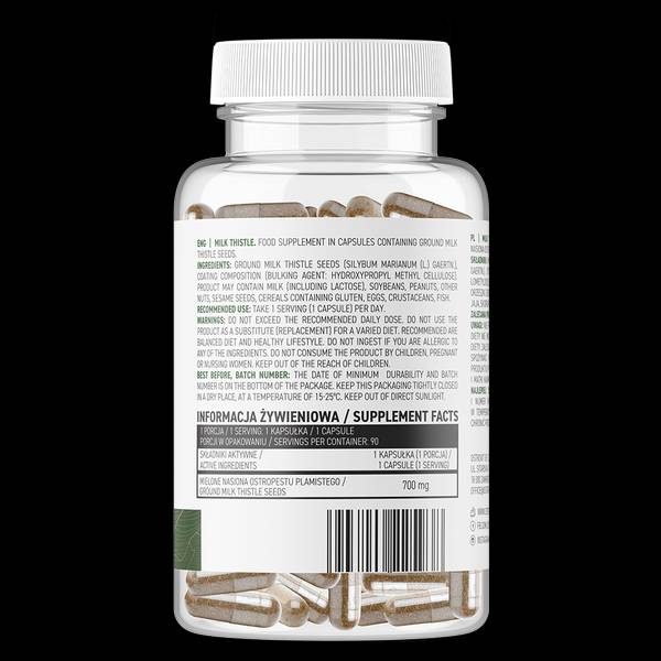 Bodliak na mlieko 700 mg / vege - 90 kapsúl
