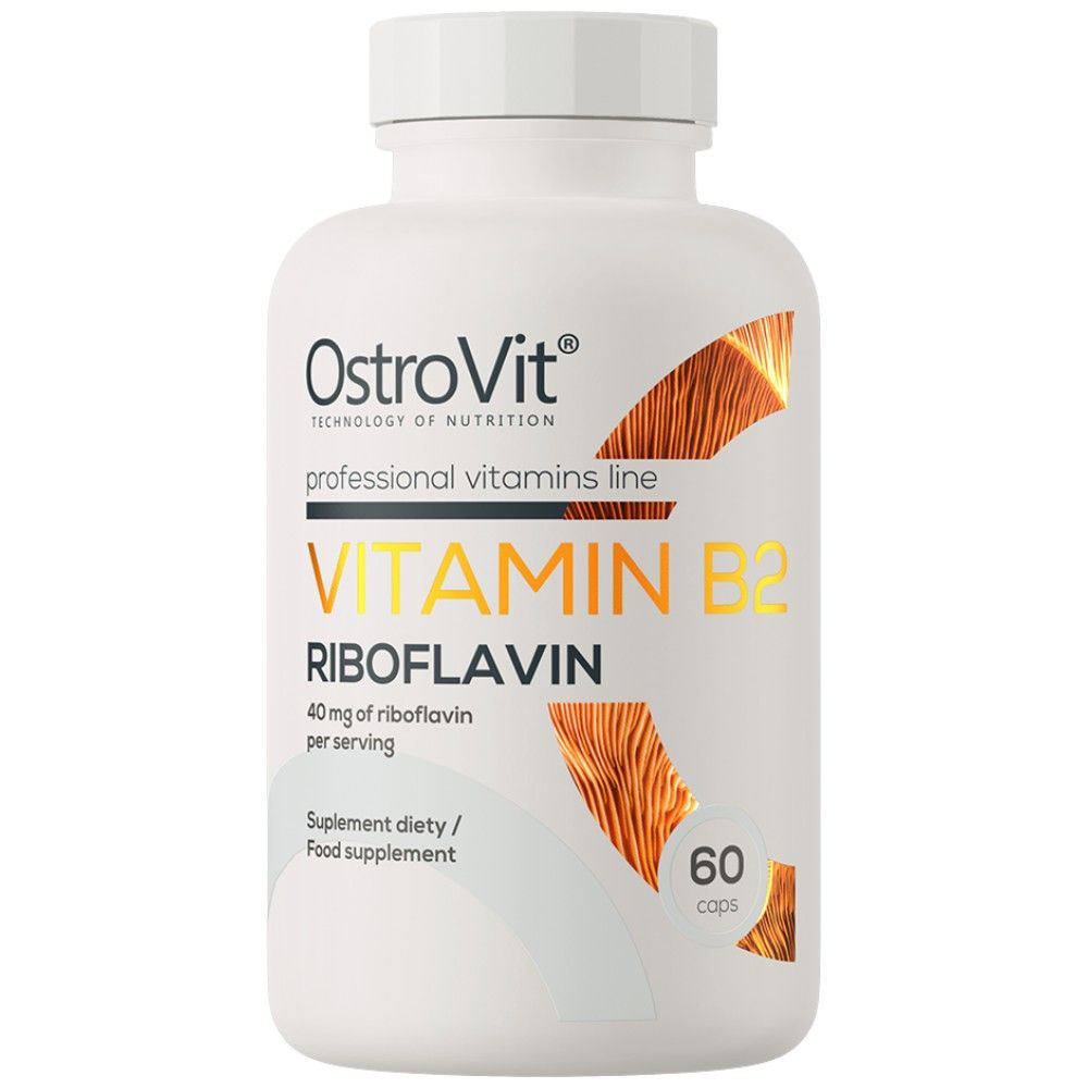 Vitamín B2 riboflavín 40 mg - 60 kapsúl