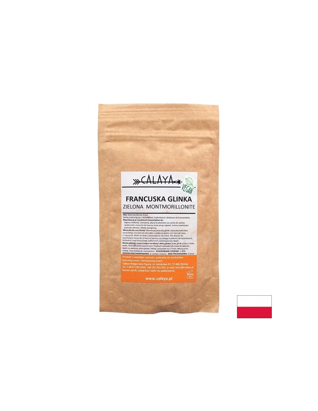 Francúzsky Montmorillonit Green Clay, 100 g prášok