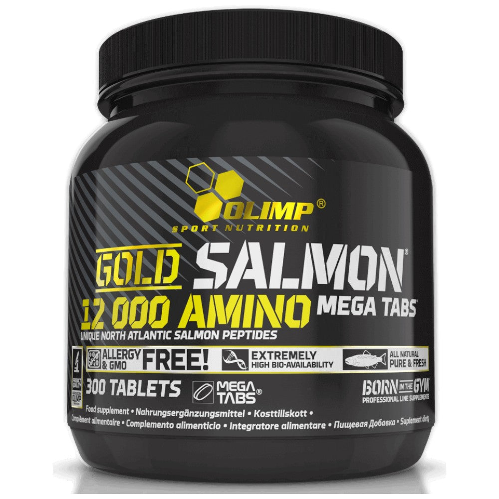 Zlatý losos 12000 amino mega karty - 300 tabliet