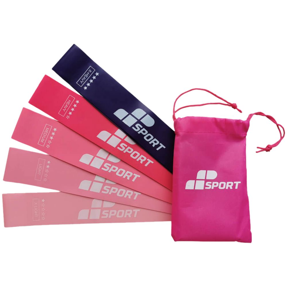 Dámska školiaca súprava kontinuálnych elastických pásiem / 5 dielov - 5 ks.