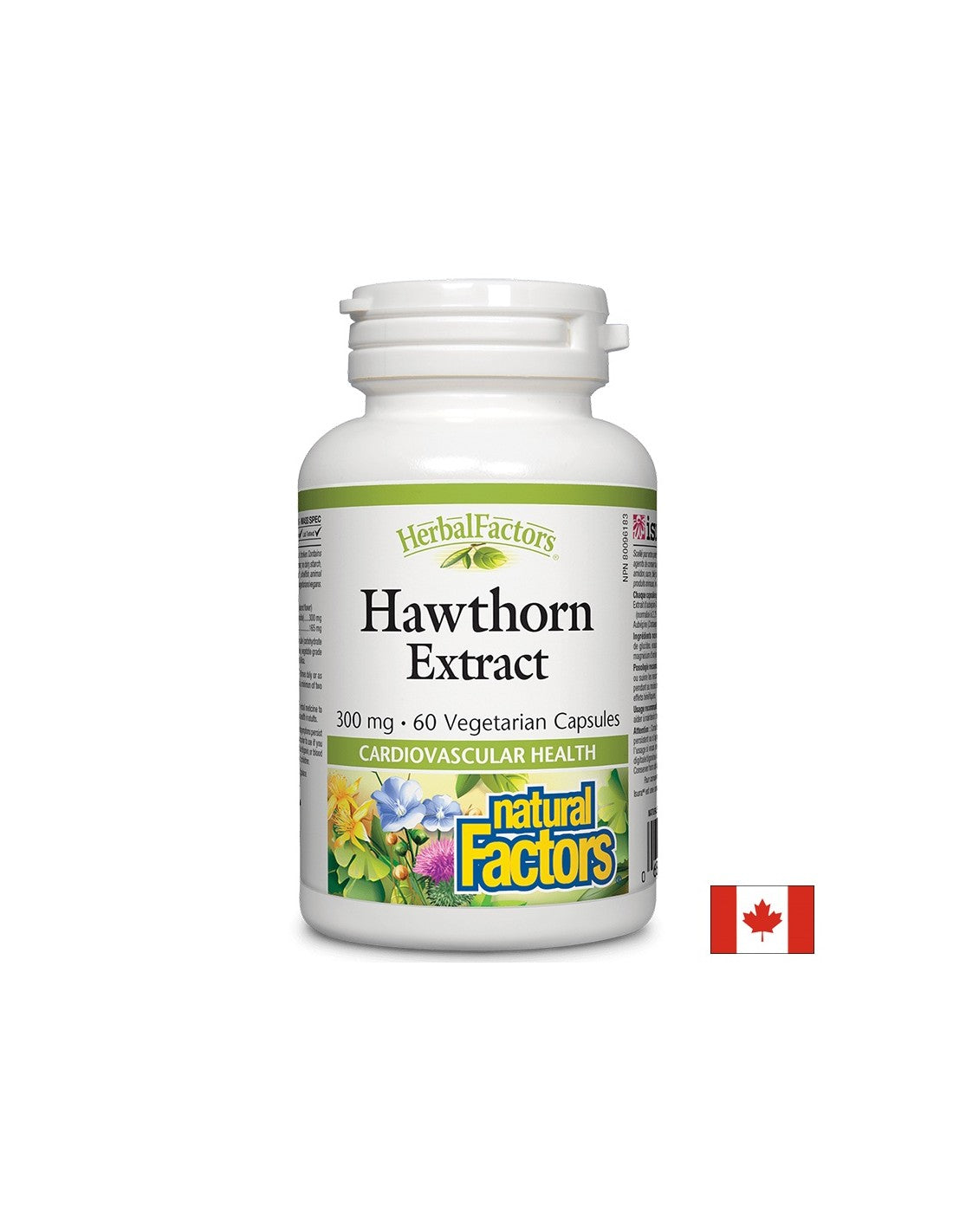 Hawthorn - Sila pre srdce, rovnováha pre nervový systém, 465 mg, 60 kapsúl
