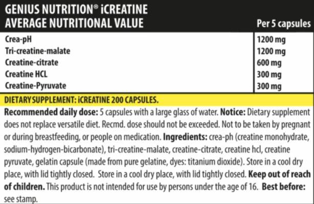 iCreatine - 200 kapsúl