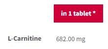 Endurance Sport L-Karnitín | Šumivo - 20 rozpustných tabliet