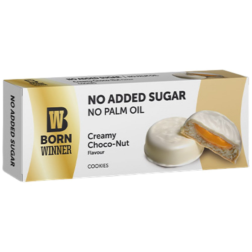 Cookies | Bez pridaného cukru a palmového oleja - krémová čokoláda - 100 gramov