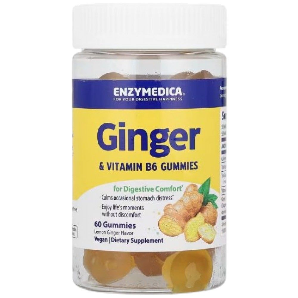 Gummy zázvoru a vitamínu B6 - 60 Gummies