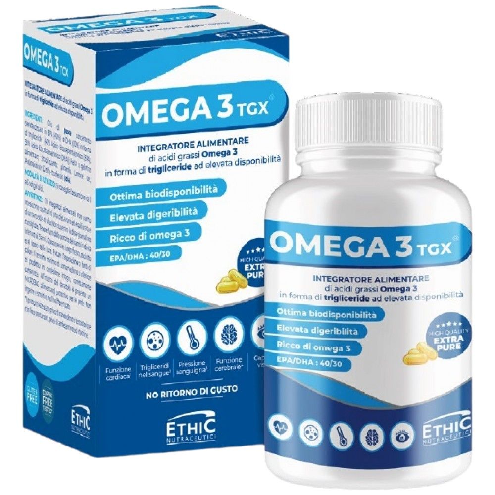 Omega 3TGX | so 70% omega -3 - 180 softgelmi
