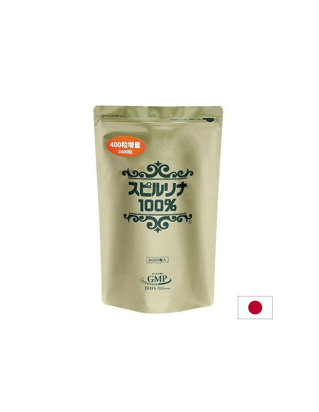 Japonská spirulina 100% - detoxikácia a imunita, 2400 tabliet