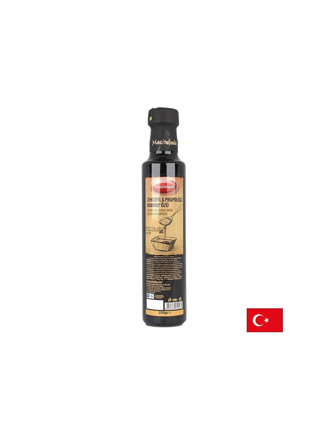 Molasses s propolisom a zázvorom - imunita - pre priamy príjem alebo ochutenie sladkostí a nápojov, 350 g