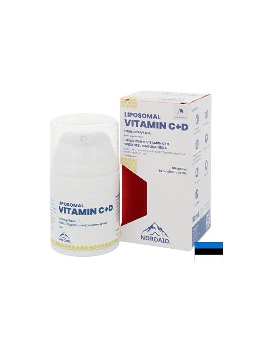 Imunita - lipozomálny vitamín C + D3, perorálny sprejový gél, 50 ml